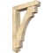 Ekena Millwork Merced Arts and Crafts Rough Sawn Bracket w/ Offset Brace, Douglas Fir, 6"W x 28"D x 40"H BKT0604X28X40MRC03RDF - alternate 1
